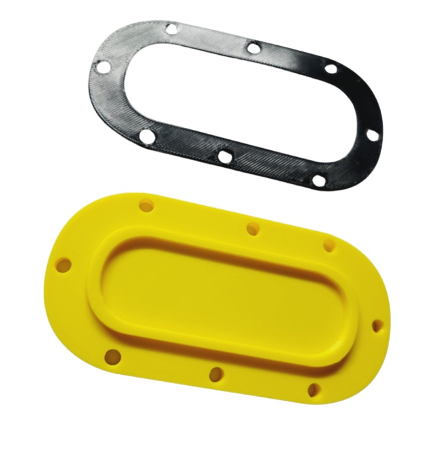 Suzuki TL1000R / TL1000S Fuel Tank Block-Off Plate with Rubber Seal