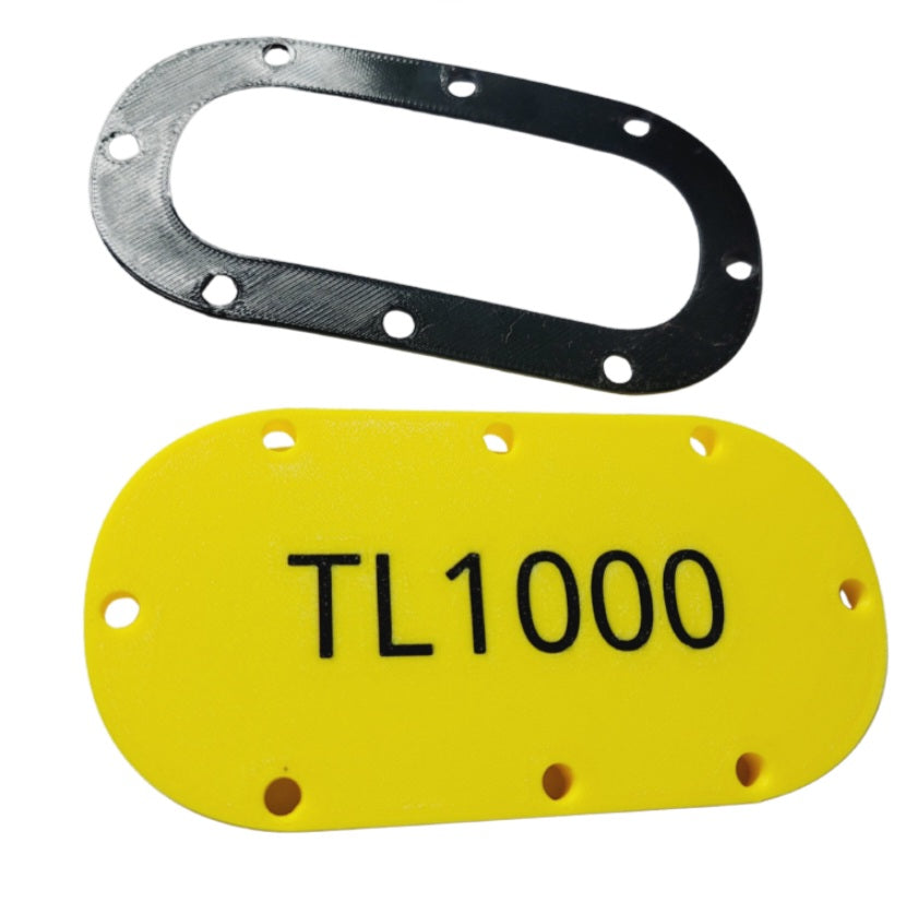 Suzuki TL1000R / TL1000S Fuel Tank Block-Off Plate with Rubber Seal