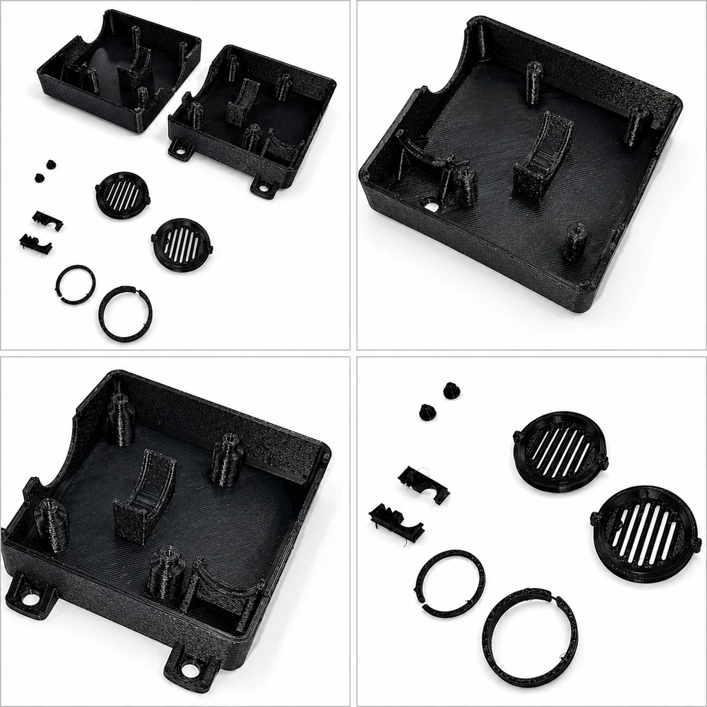 Motorcycle Air Compressor Case for Hyper Tough Tire Pump Compact ABS Housing – DIY Air Ride / Air Shifter