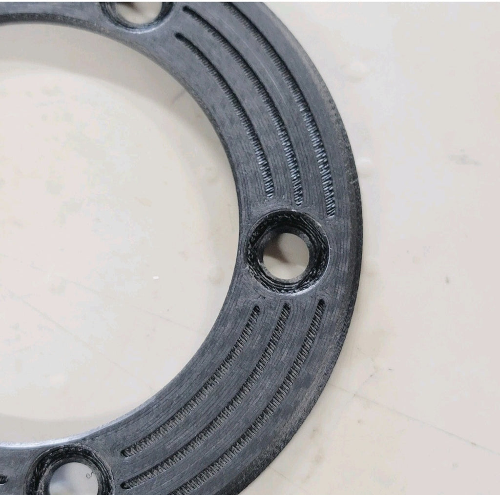 Rear Brake Rotor Delete Block Off Plate – Suzuki GSXR 600/750/1000 & 1300 Hayabusa (2004–2024) – Racing Lightweight Carbon Fiber Reinforced