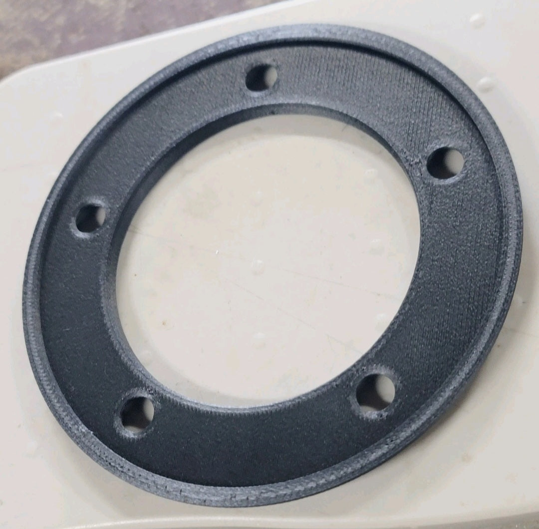Rear Brake Rotor Delete Block Off Plate – Suzuki GSXR 600/750/1000 & 1300 Hayabusa (2004–2024) – Racing Lightweight Carbon Fiber Reinforced