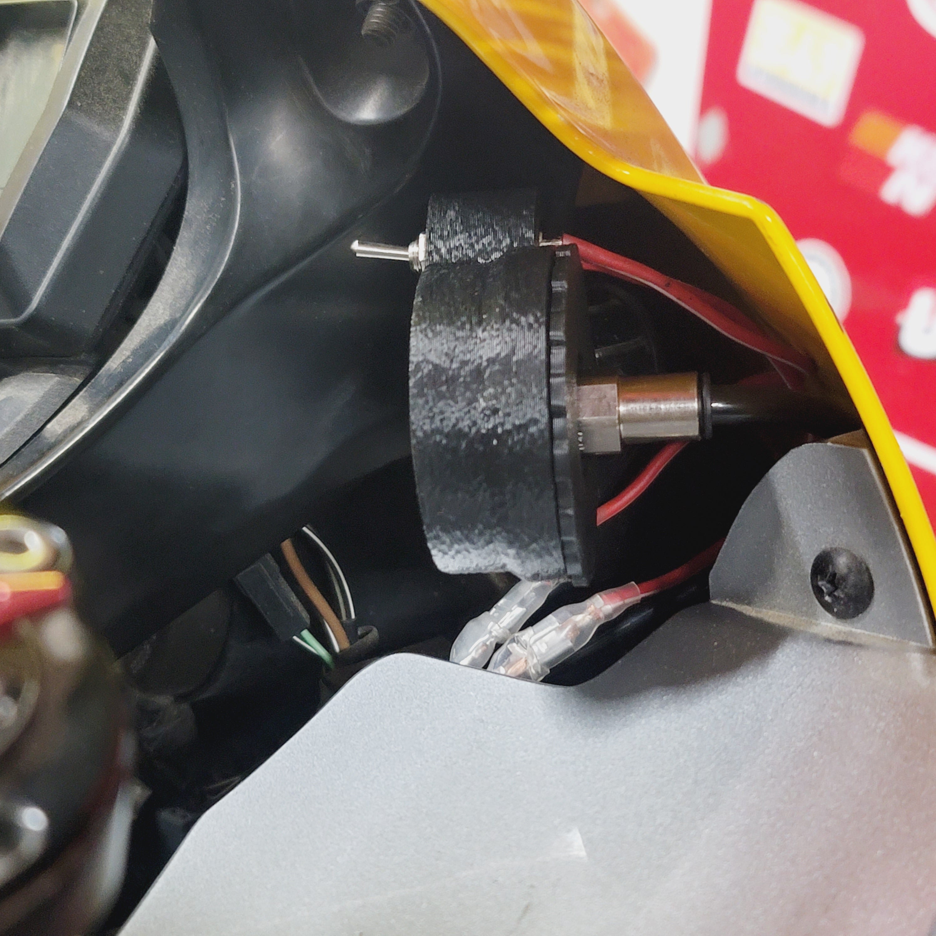 Motorcycle Air Gauge & Compressor Switch Mount | Air Shifter & Air Ride Switch Housing | Universal Drag Bike Gauge Bracket