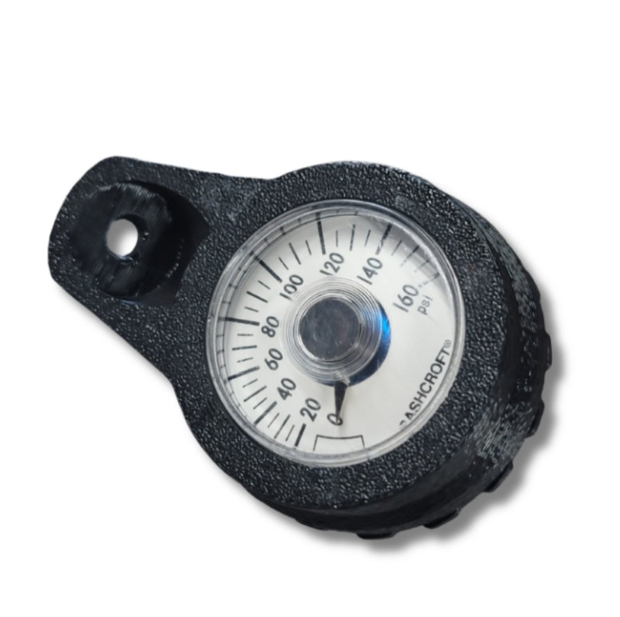 Motorcycle Air Gauge Mount Bracket | Air Shifter & Air Ride Gauge Holder | Universal Drag Bike Mount for Schnitz, MPS & 1/8 NPT Gauges