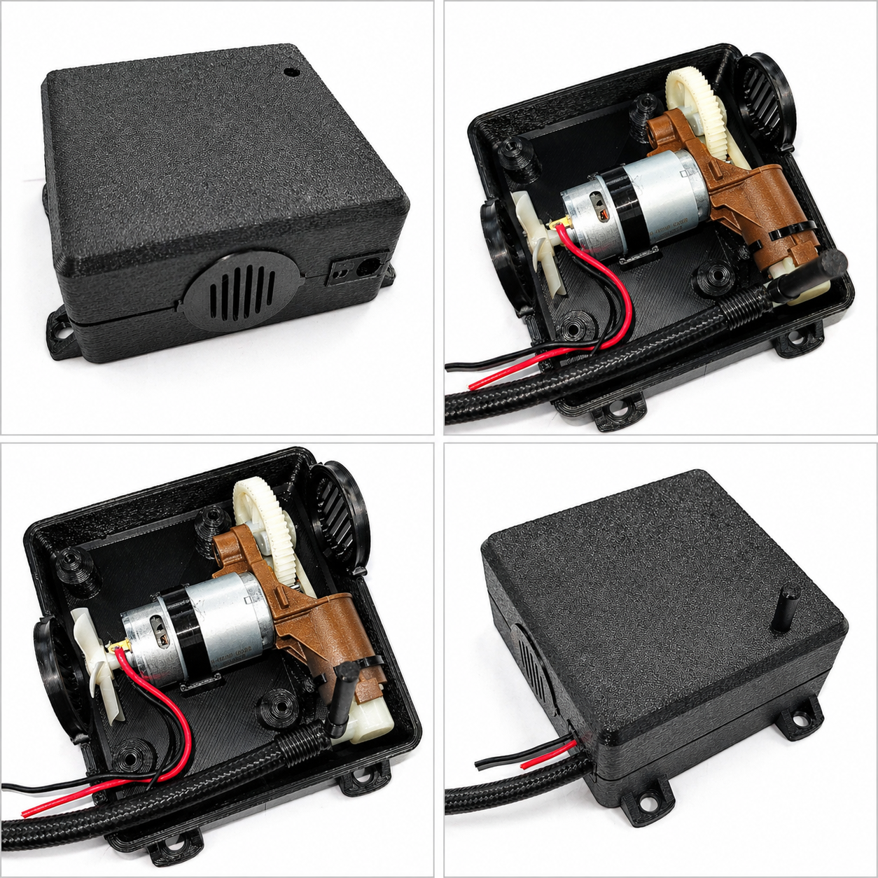 Motorcycle Air Compressor Case for Hyper Tough Tire Pump Compact ABS Housing – DIY Air Ride / Air Shifter
