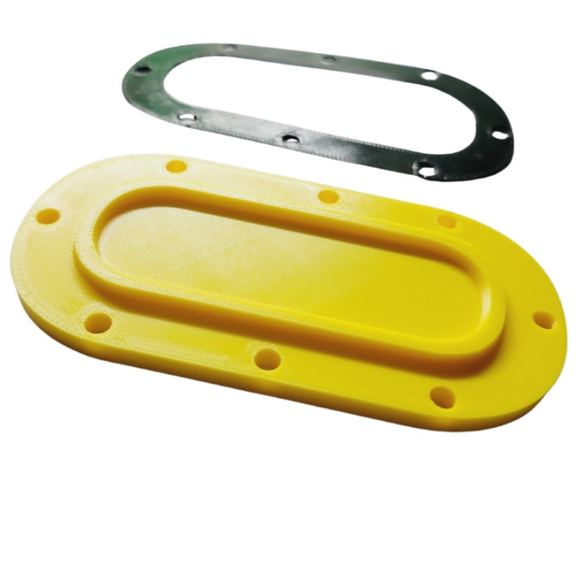 Suzuki TL1000R / TL1000S Fuel Tank Block-Off Plate with Rubber Seal